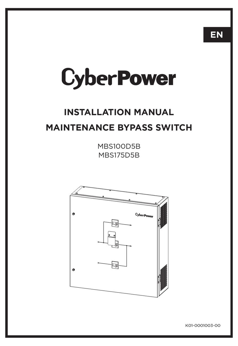 CyberPower MBS100D5B installation manual
