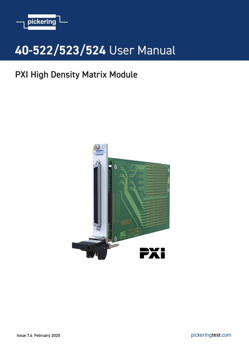 Pickering 40-522 User manual