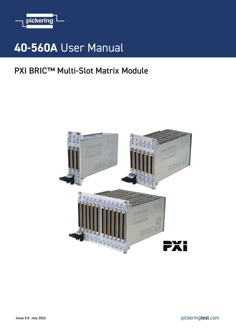 Pickering PXI BRIC 40-560A User manual Pickering PXI BRIC 40-560A User manual