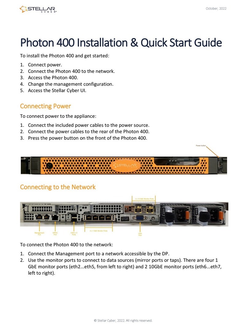 Stellar Cyber Photon 400 Datasheet