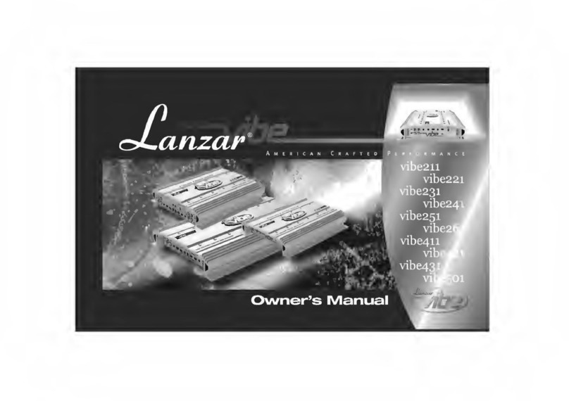 Lanzar VIBE211 owner's manual