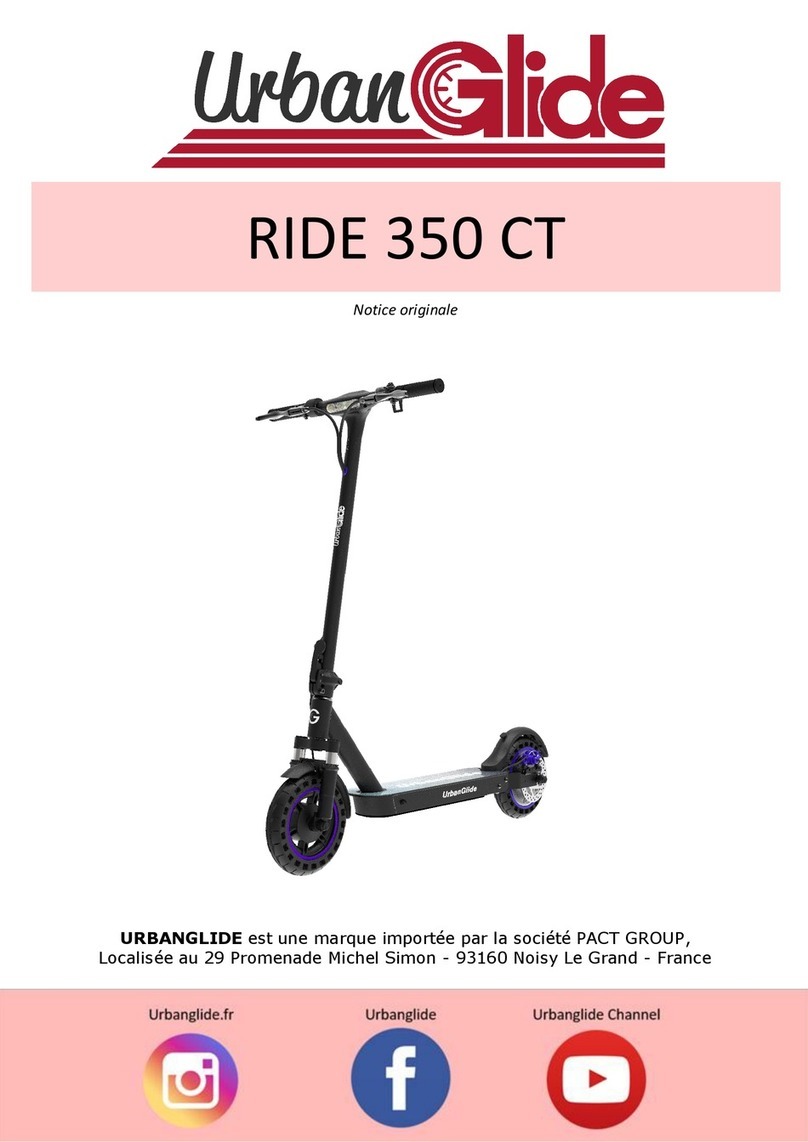 URBANGLIDE RIDE 350 CT User manual