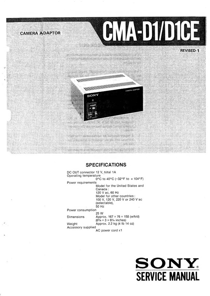Sony CMA-D1 User manual