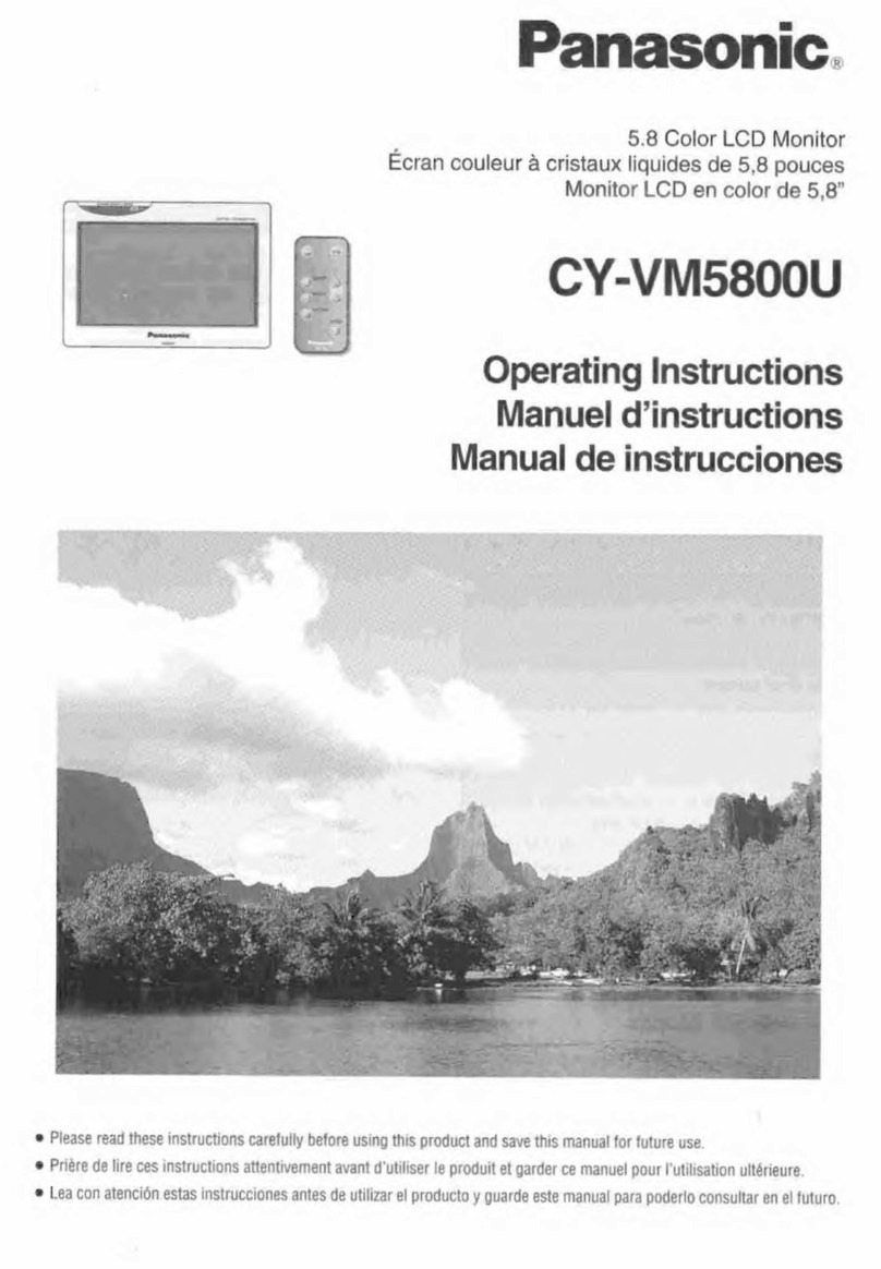Panasonic CY-VM5800U User manual Panasonic CY-VM5800U User manual