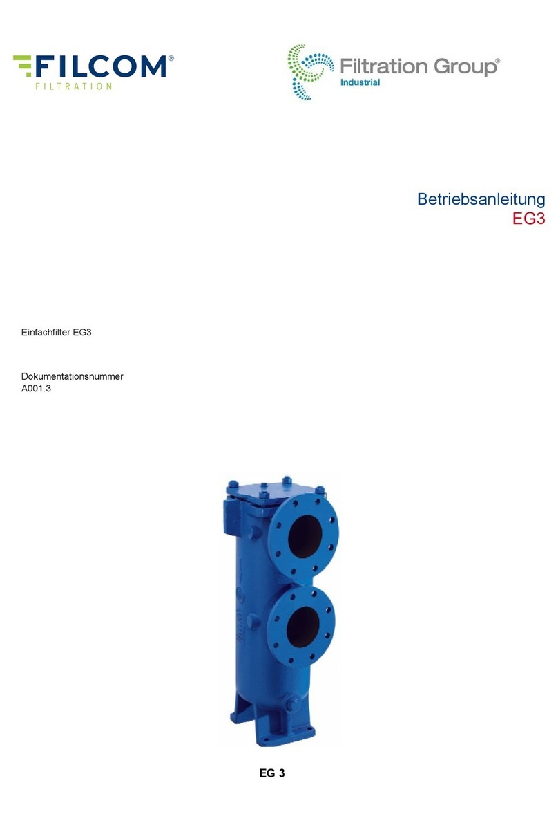 Filtration Group EG3 User manual