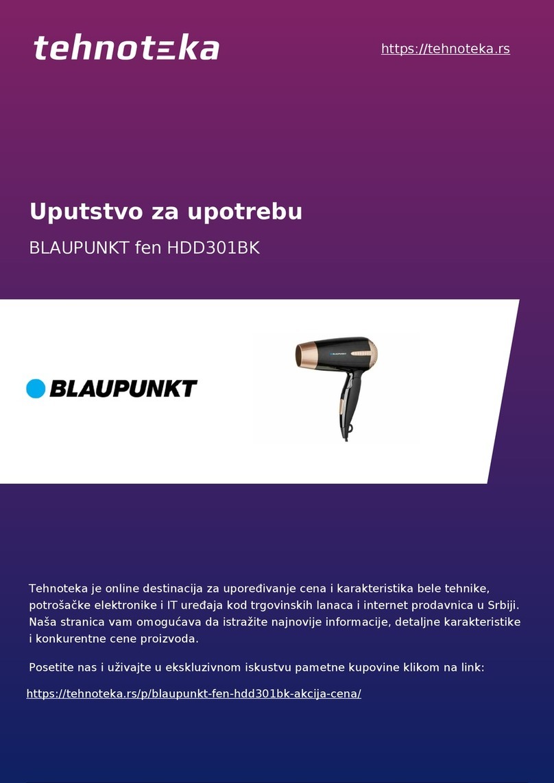Blaupunkt HDD301BK owner's manual
