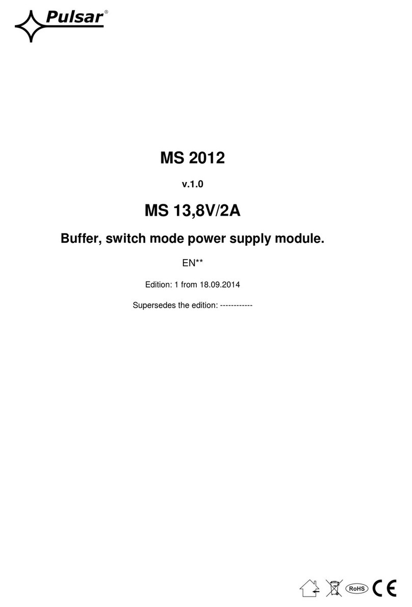 Pulsar MS 2012 User manual