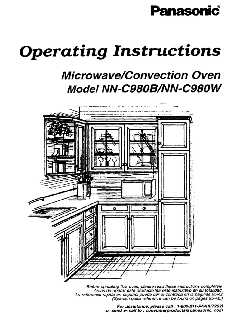 Panasonic NN-C980B, NN-C988B User manual