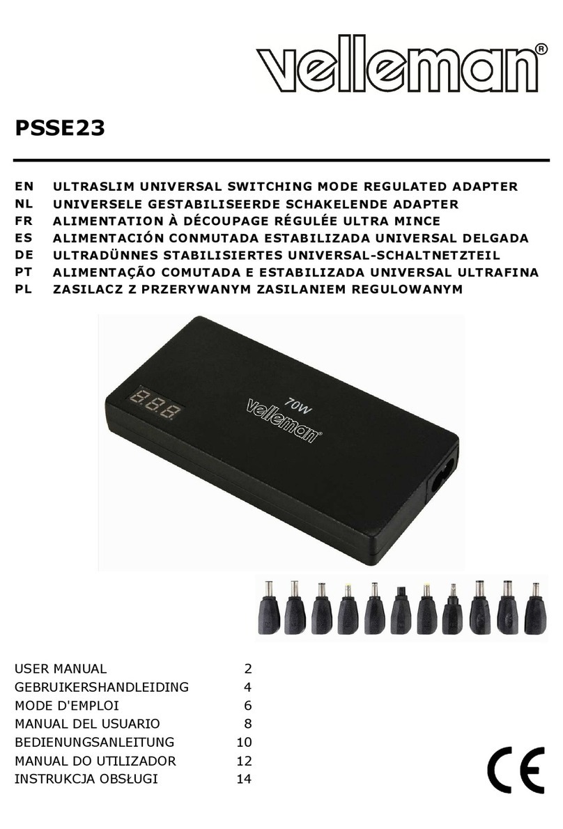 Velleman PSSE23 User manual