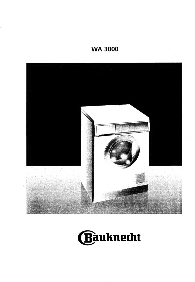 Bauknecht WA 3000 manual