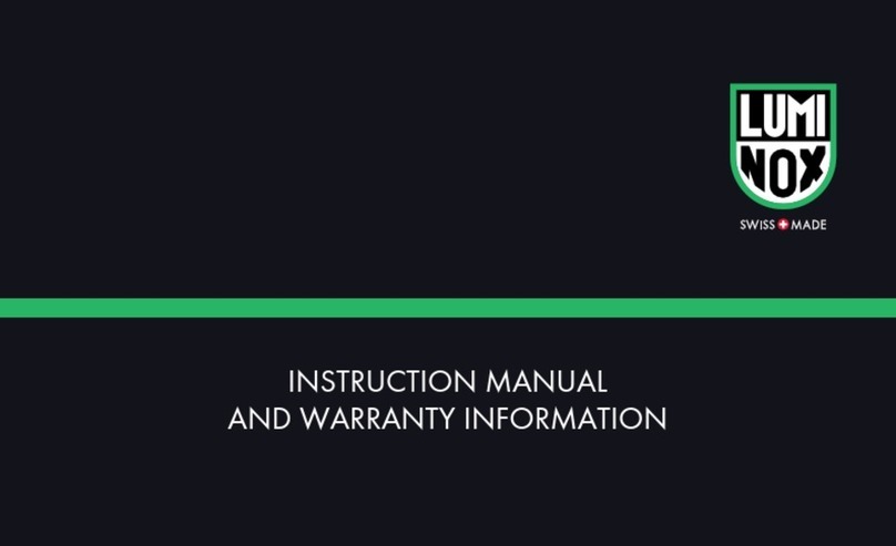 Luminox G Instruction Manual