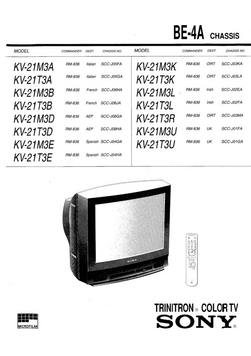 Sony TRINITRON KV-21M3A User manual