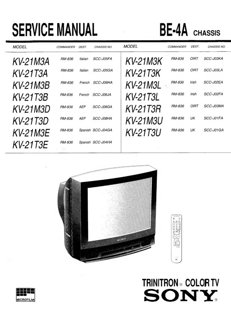 Sony TRINITRON KV-21M3A User manual