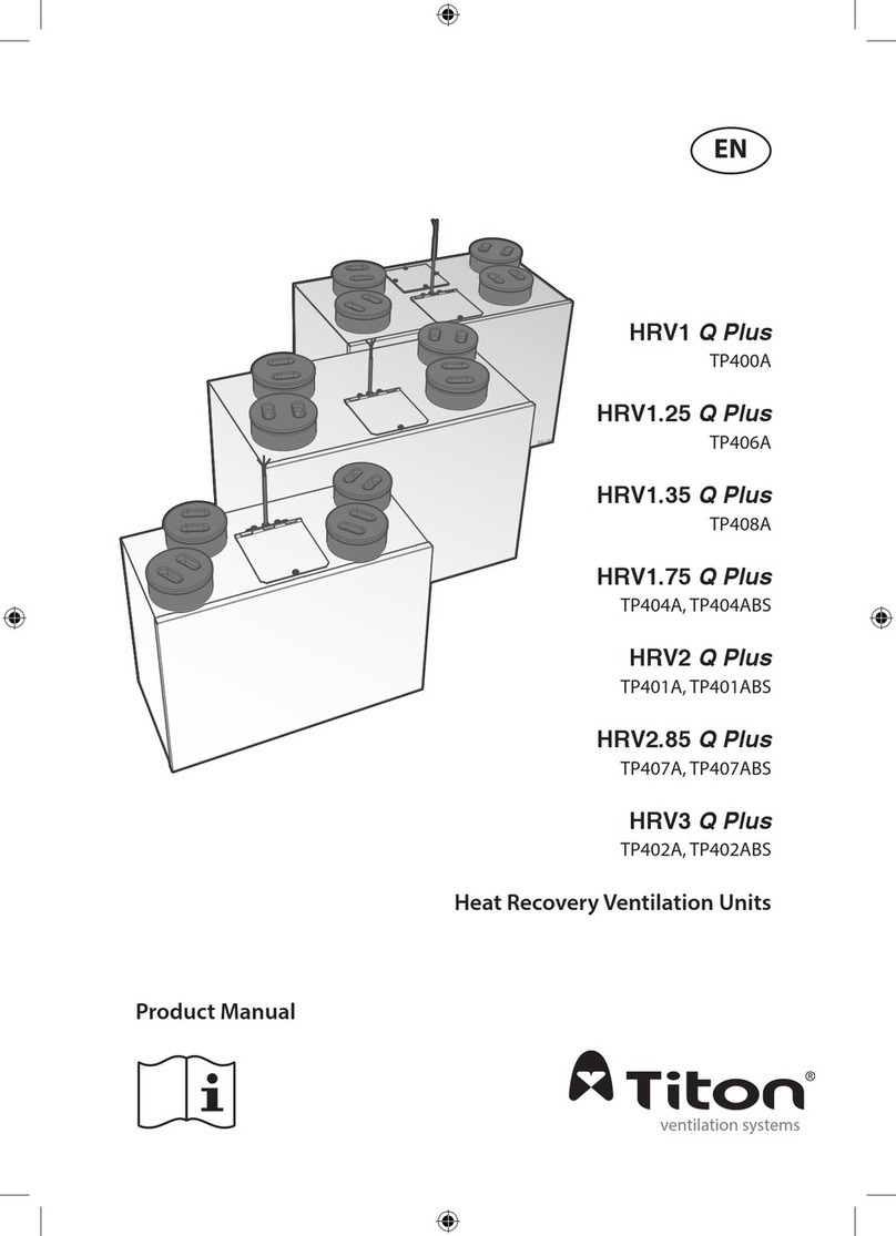 Titon HRV1 Q Plus product manual