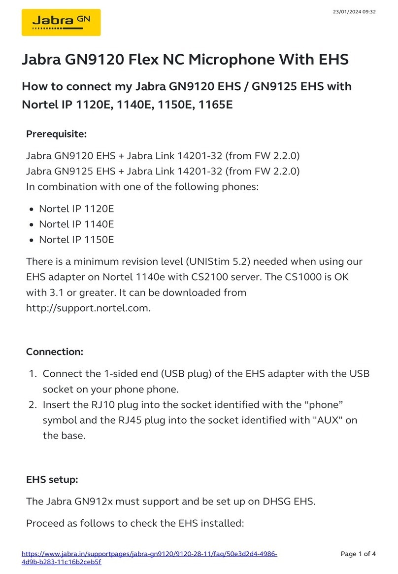 Jabra GN9120 Flex User manual
