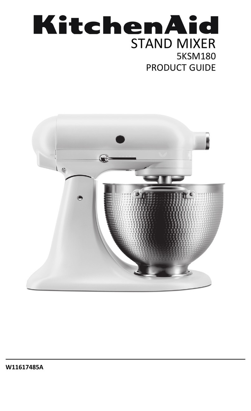 KitchenAid 5KSM180 User manual KitchenAid 5KSM180 User manual