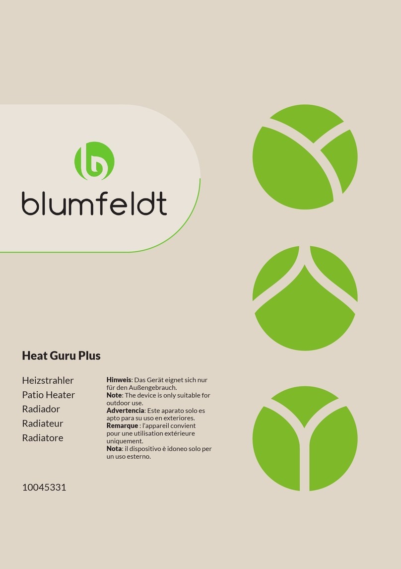 Blumfeldt Heat Guru Plus User manual