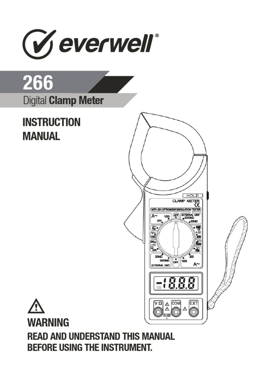 Everwell 266 User manual