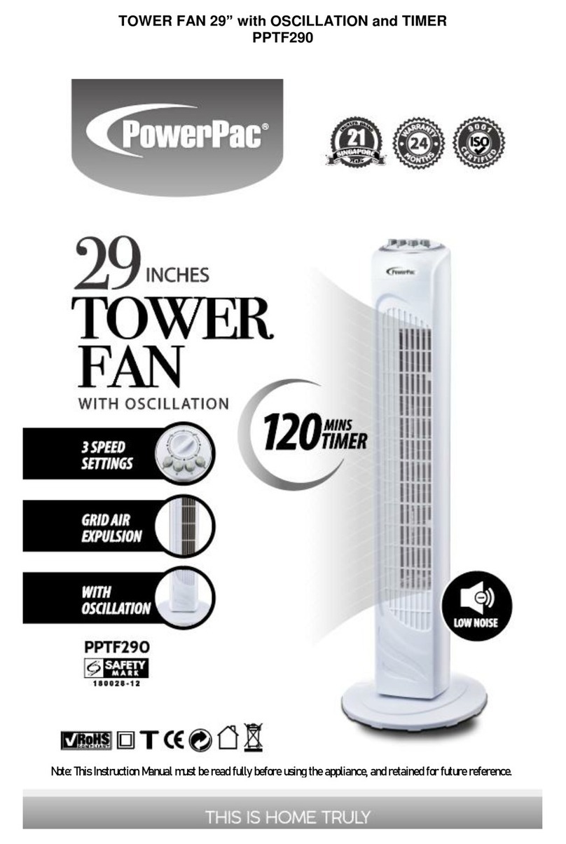 PowerPac PPTF290 manual PowerPac PPTF290 manual