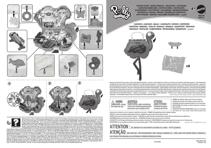 Mattel HGC40 User manual