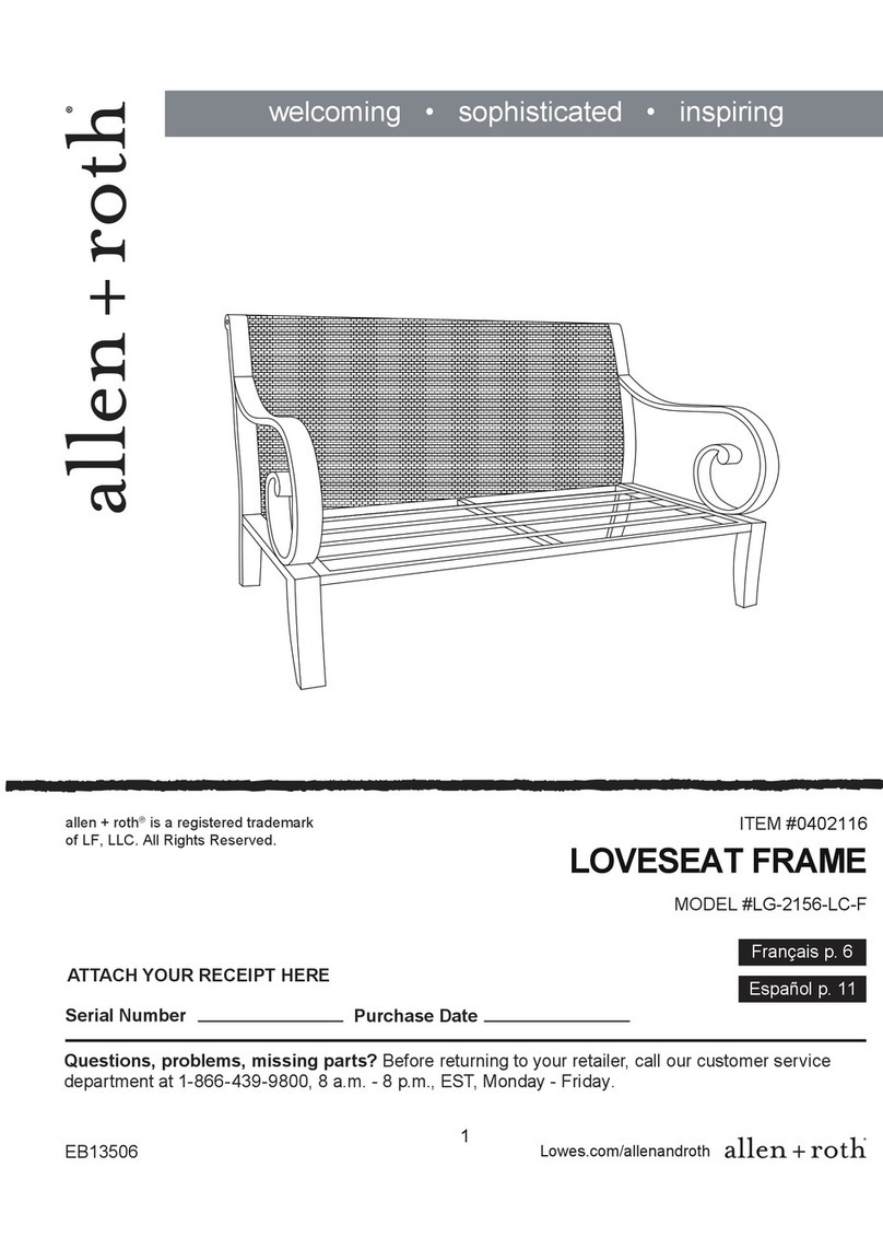 Allen + Roth LG-2156-LC-F User manual Allen + Roth LG-2156-LC-F User manual