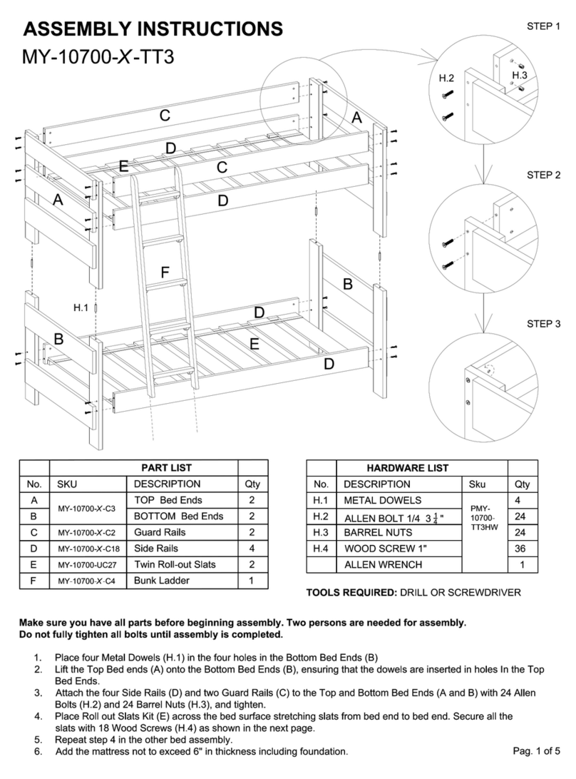 Elements International MY-10700-X-TT3 Assembly instruction