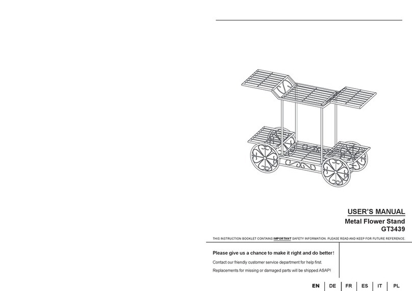 Costway GT3439 User manual
