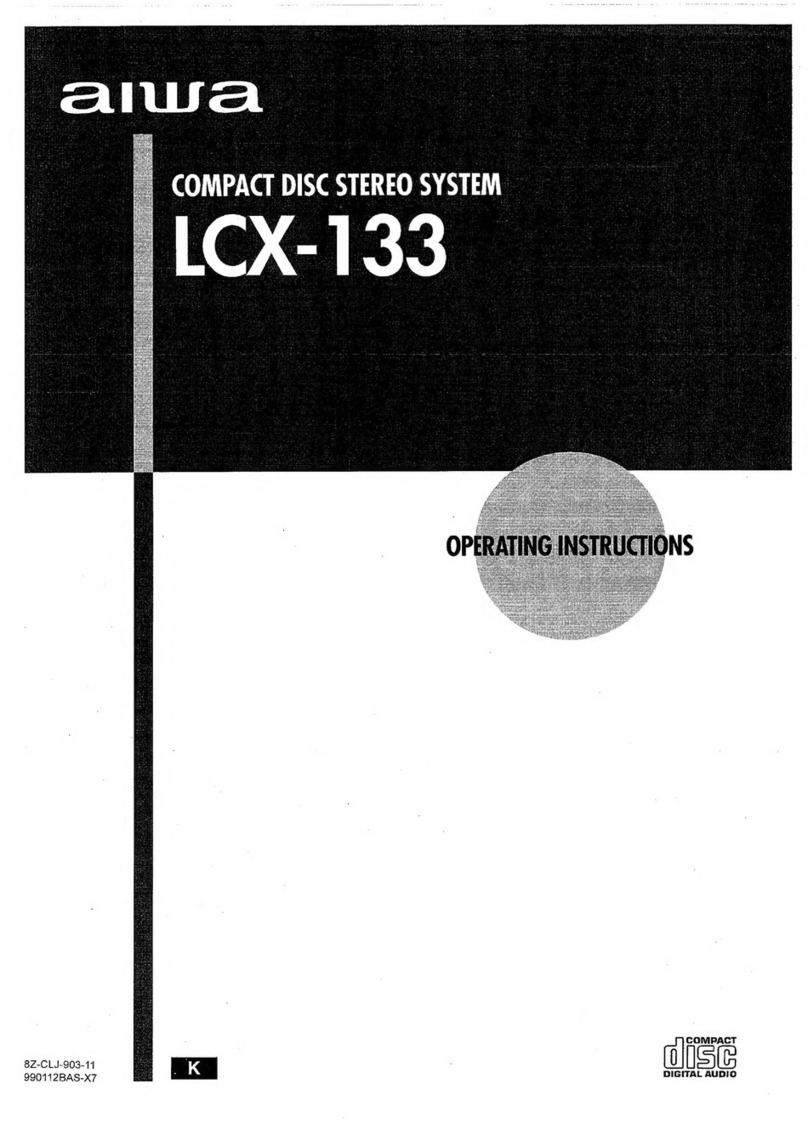 Aiwa LCX-133K operating instructions