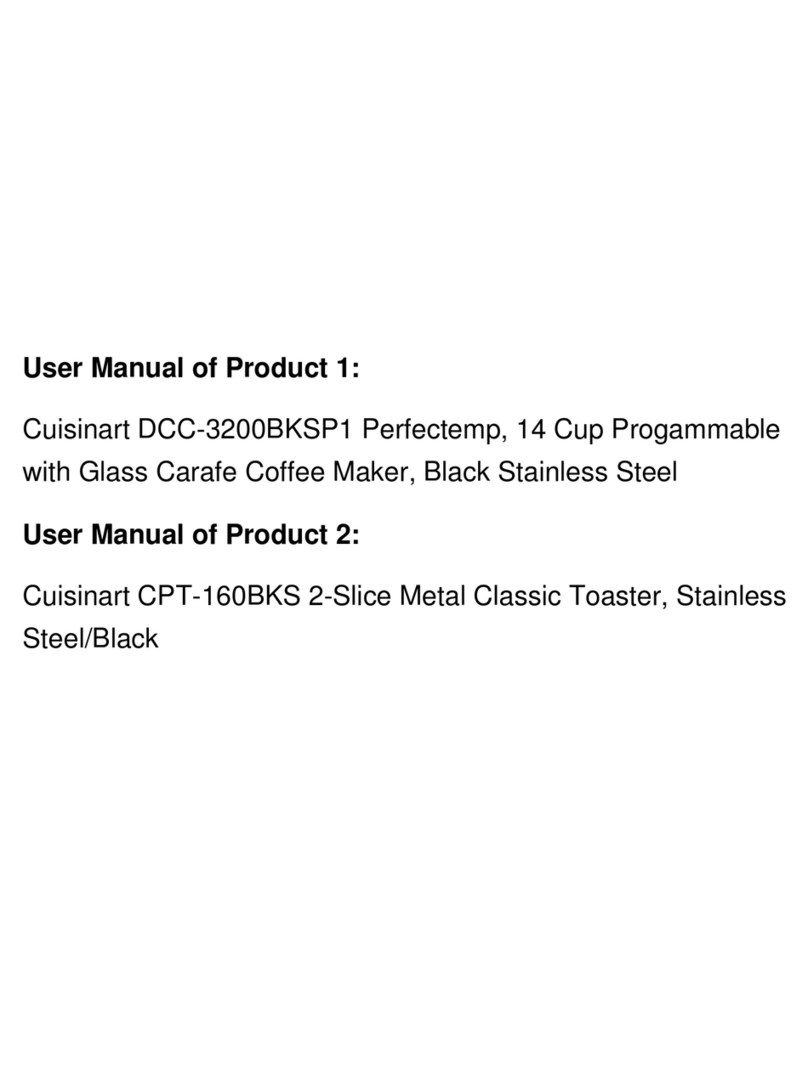 Cuisinart CPT-160BKS User manual