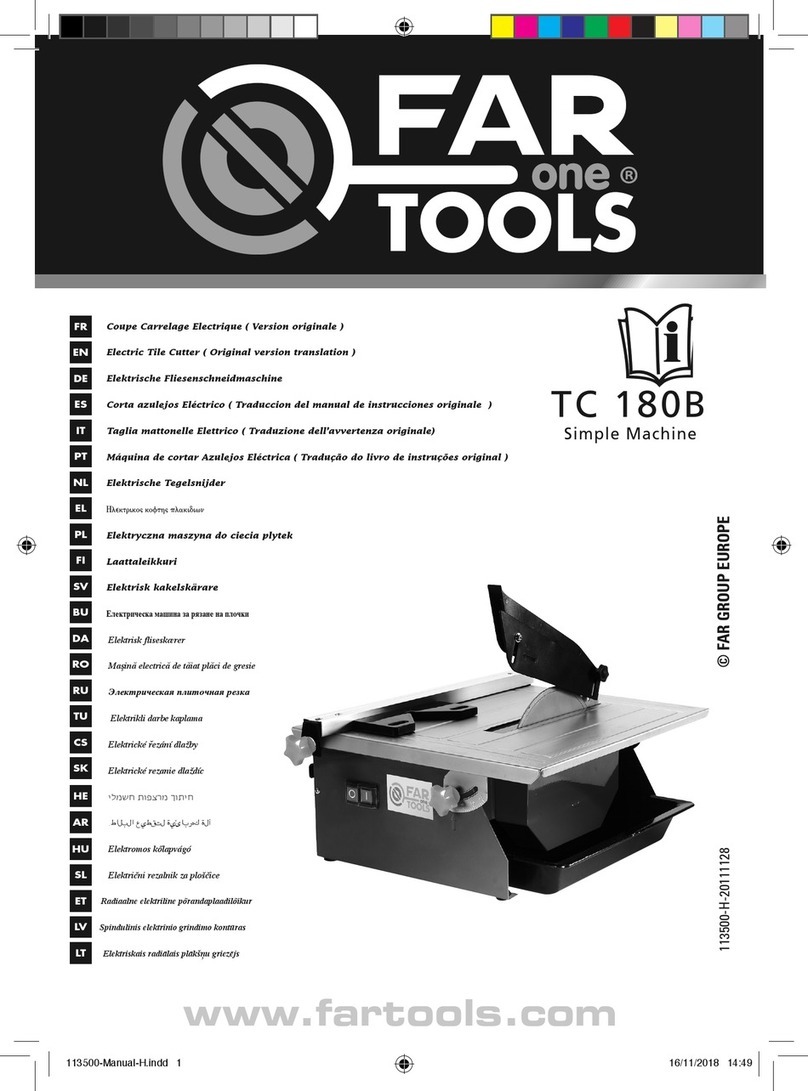 Far Tools TC 180B Original translation