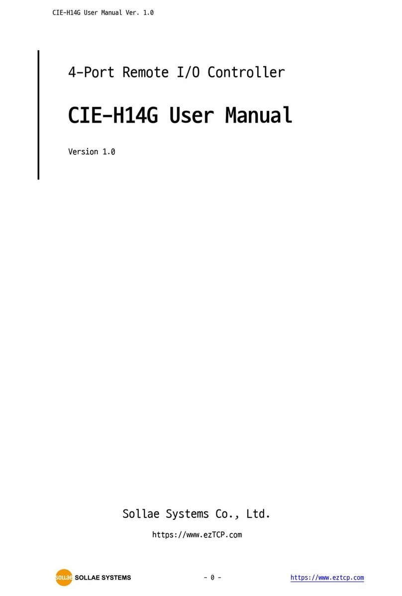 Sollae Systems CIE-H14G User manual