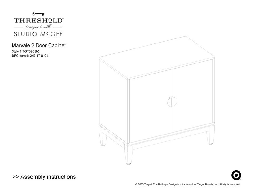 Threshold Studio McGee Marvale TGT32CB-2 User manual Threshold Studio McGee Marvale TGT32CB-2 User manual