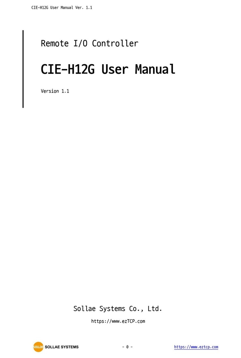 Sollae Systems CIE-H12G User manual