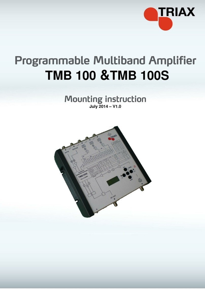 Triax TMB 100S User guide