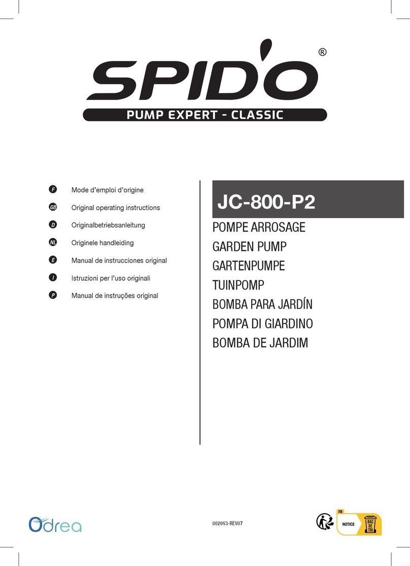 SPIDO JC-800-P2 Original operating instructions SPIDO JC-800-P2 Original operating instructions