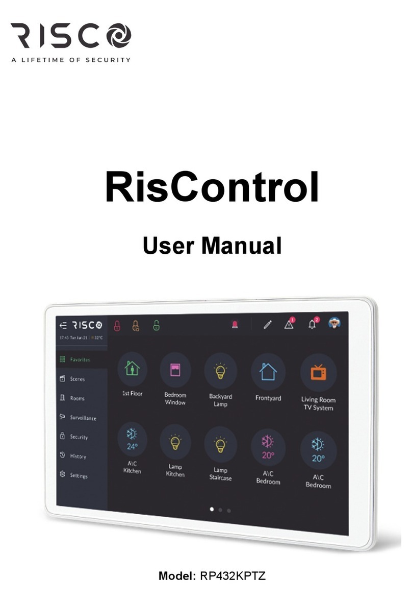 Risco RisControl user manual Risco RisControl user manual