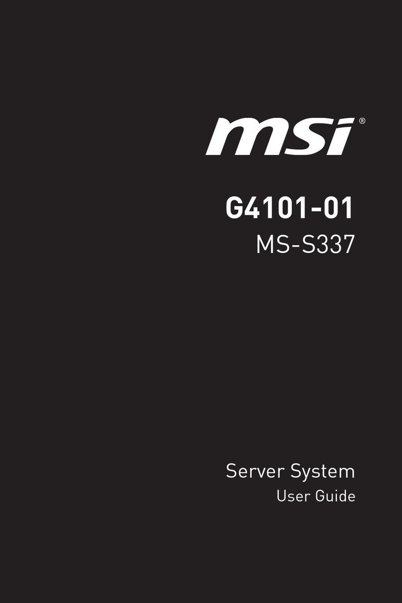 MSI G4101-01 User manual