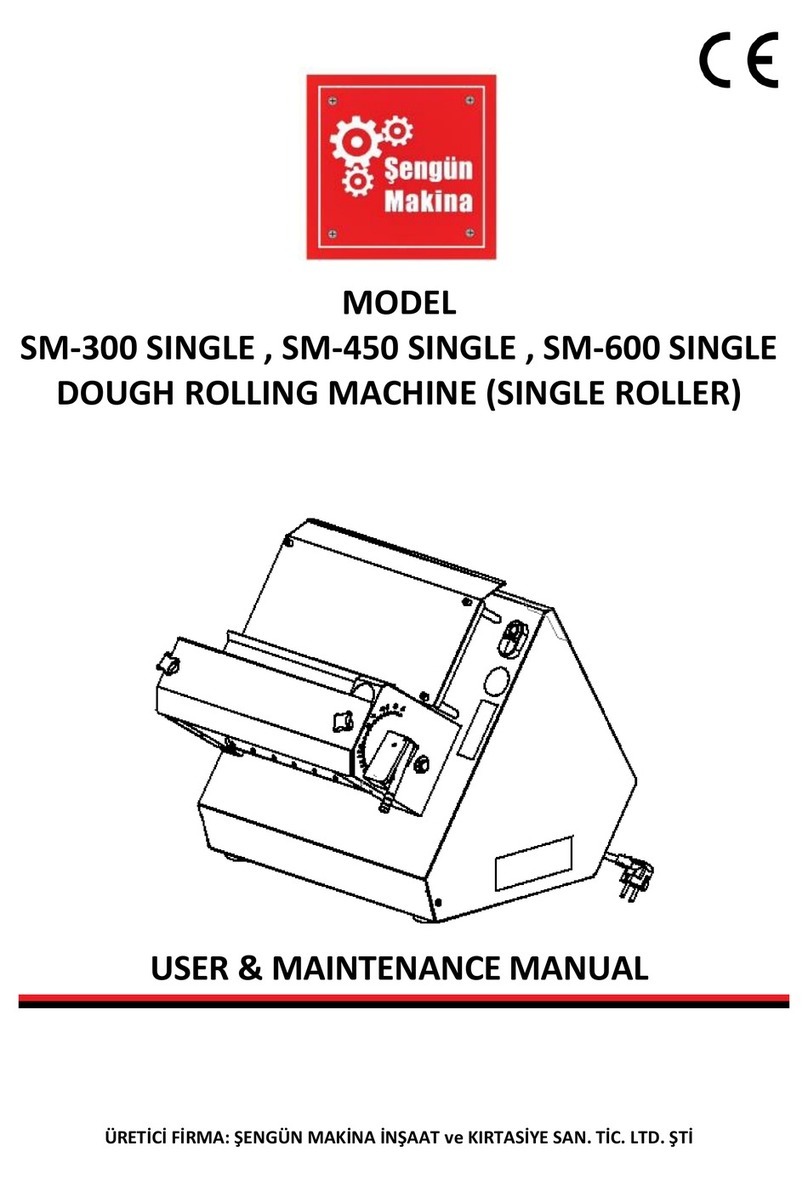 Sengun Makina SM-300 SINGLE Operating instructions