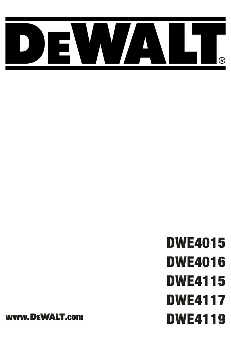 DeWalt DWE4015 User manual