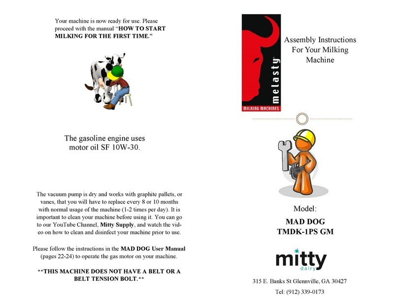 mitty dairy MAD DOG TMDK-1PS GM User manual