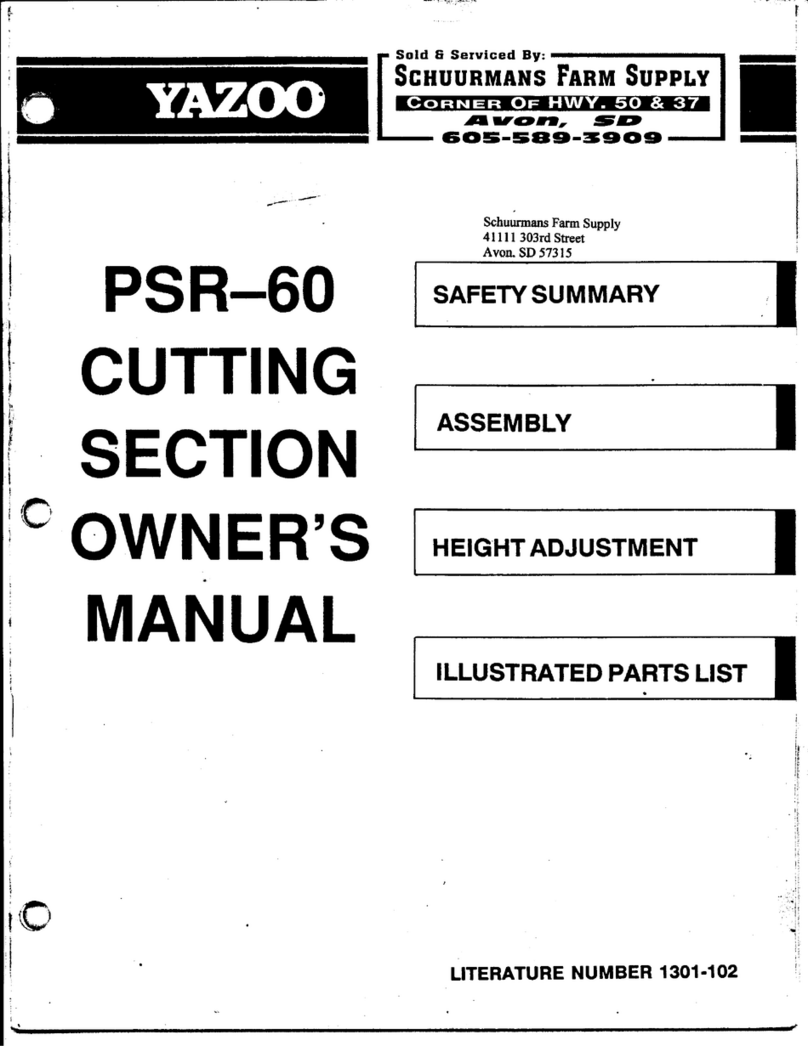 Yazoo PSR-60 User manual Yazoo PSR-60 User manual