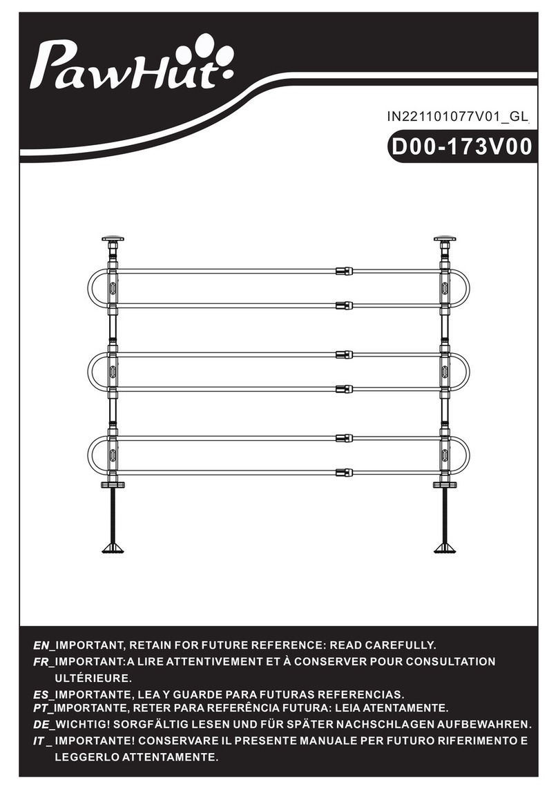 PawHut D00-173V00 User manual