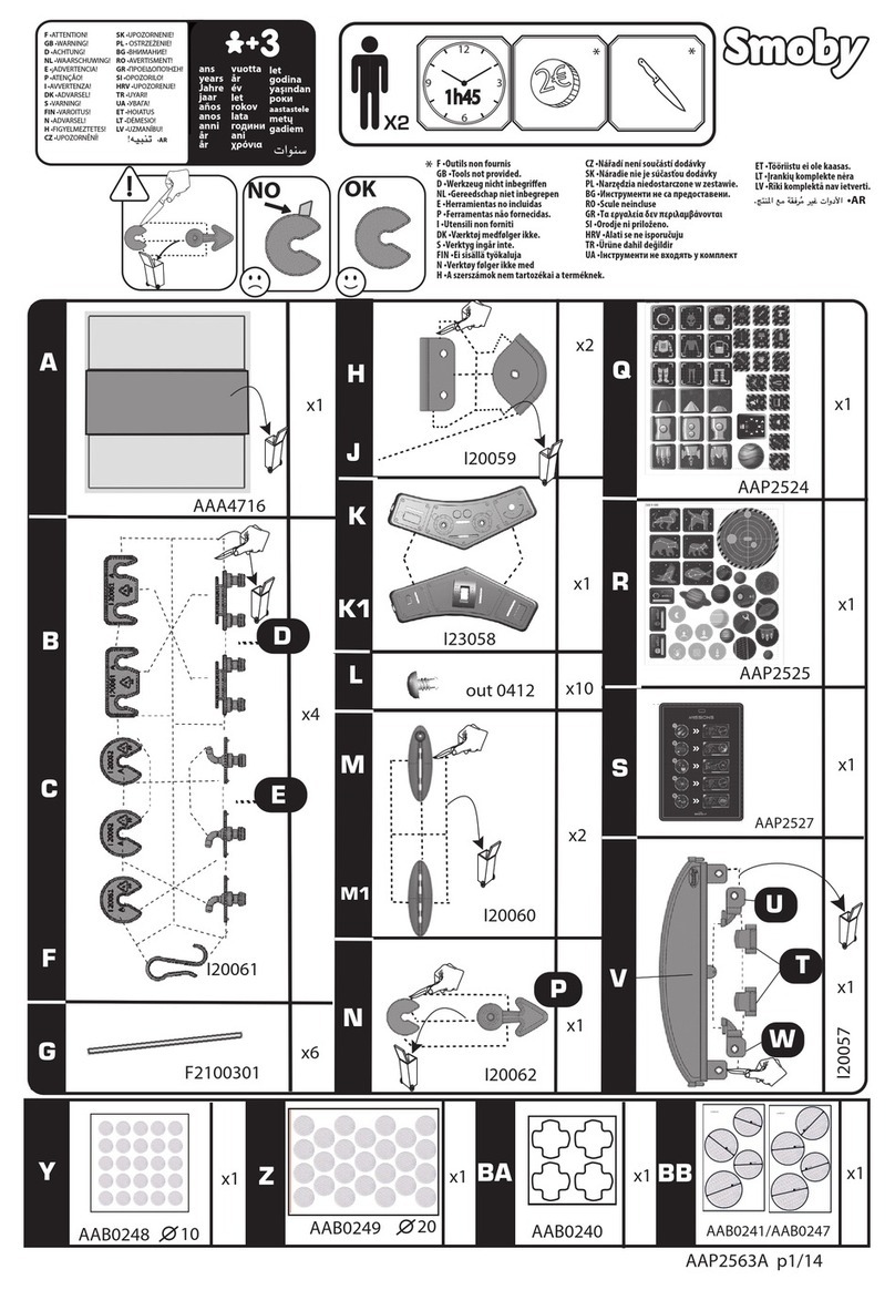 Smoby Space Center User manual