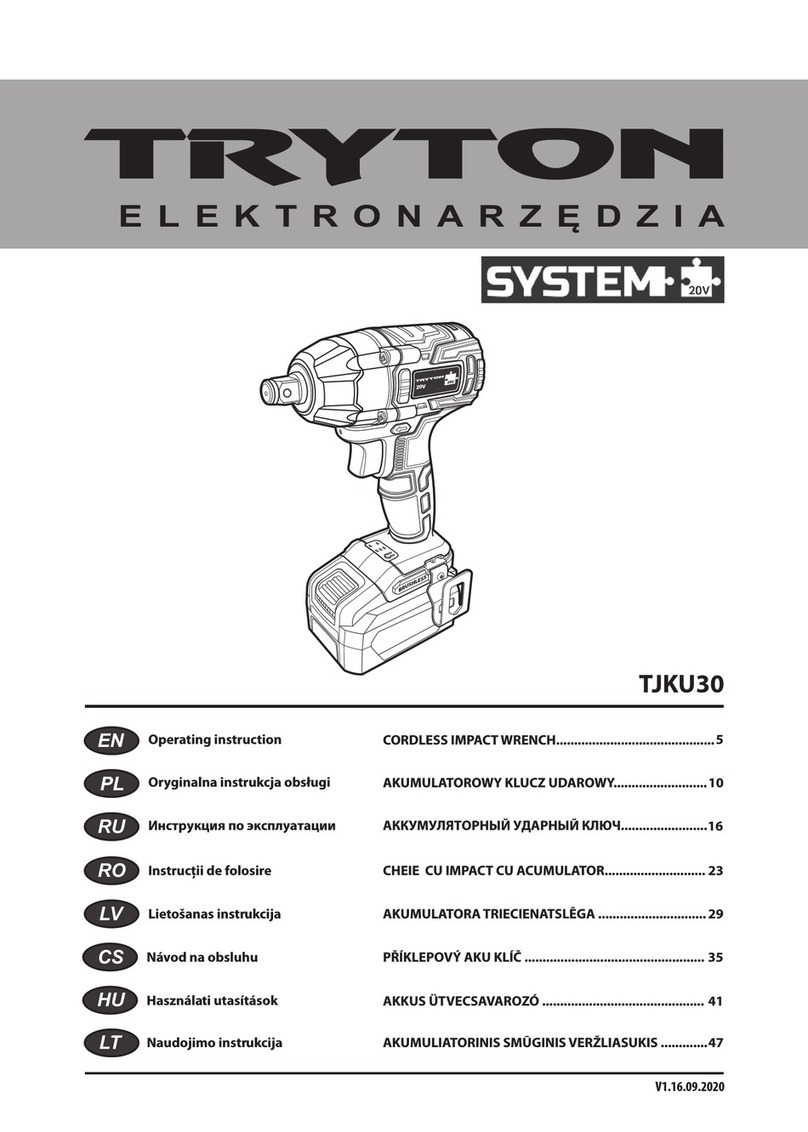 Tryton TJKU30 User manual