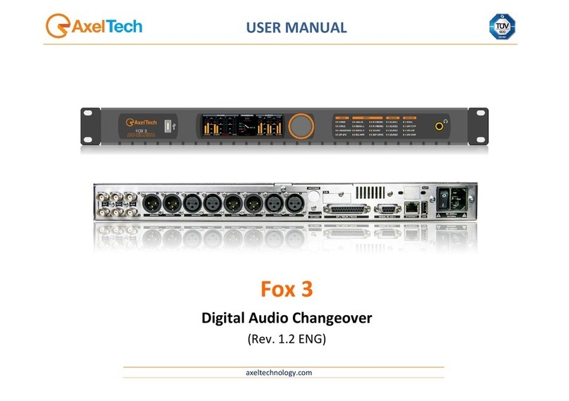 AxelTech Fox 3 user manual