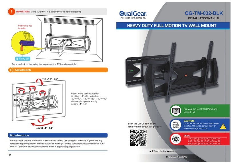 QualGear QG-TM-032-BLK User manual