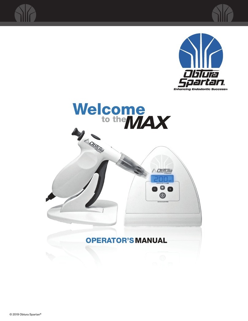 OBTURA SPARTAN Obtura III MAX Operator's manual