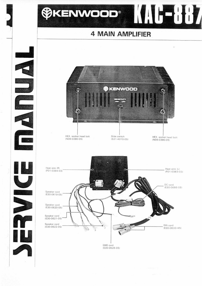 Kenwood KAC-887 Service manual
