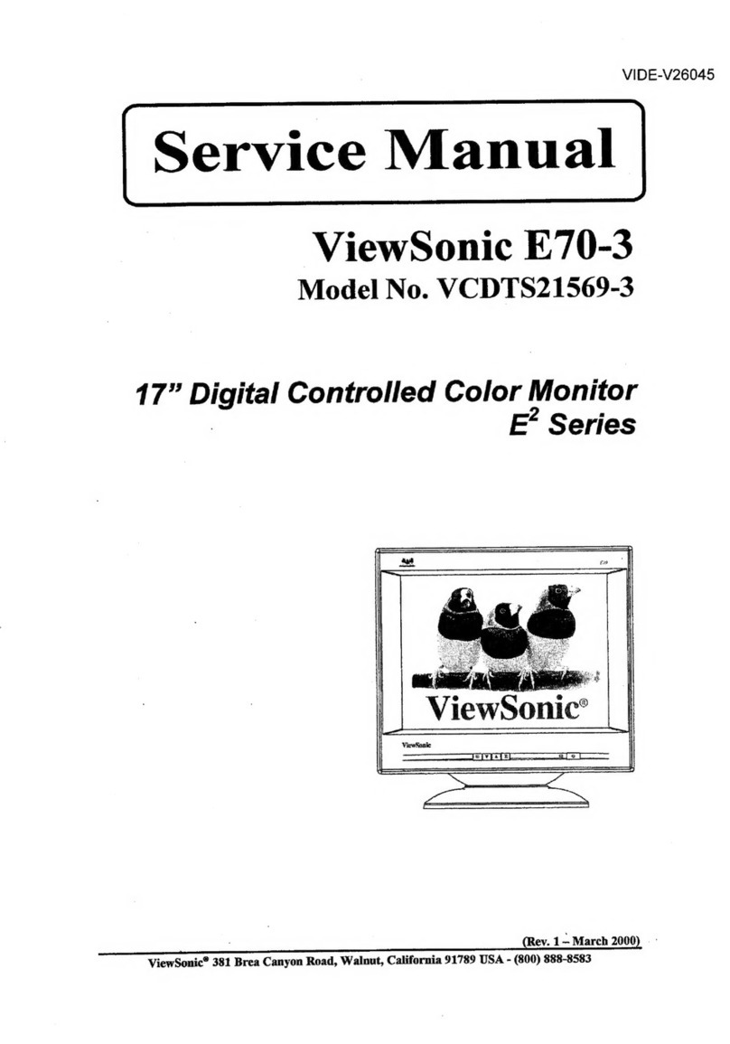 ViewSonic E70-3 User manual