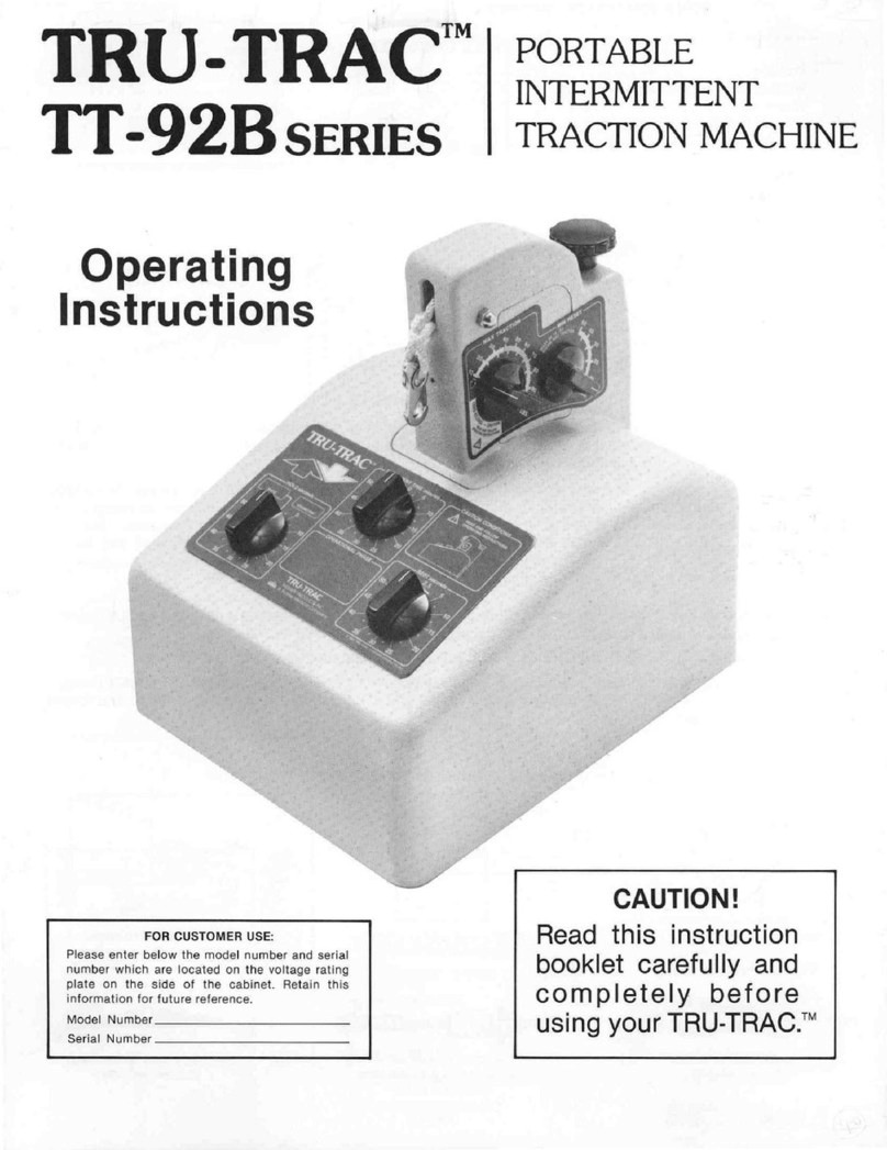 Sunrise Medical TRU-TRAC TT-92B Series operating instructions Sunrise Medical TRU-TRAC TT-92B Series operating instructions